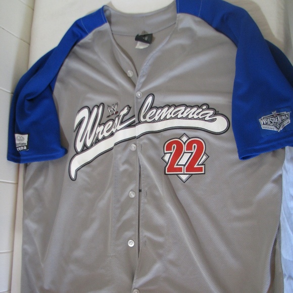 wwe baseball jersey